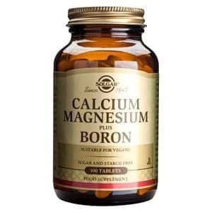 Solgar Calcium Magnesium plus Boron Tablets 100 tablets