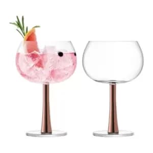 LSA Gin Balloon Glass - Set of 2 - Brown