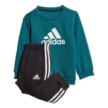 adidas Badge of Sport Jogger Set Kids - Legacy Teal / White