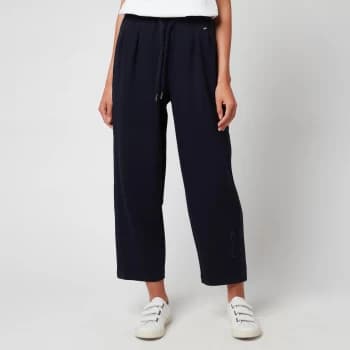 Tommy Hilfiger Womens Relaxed Grosgrain Trousers - Desert Sky - L
