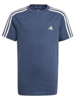 adidas Boys Junior B Bl Tee, Navy/White, Size 11-12 Years