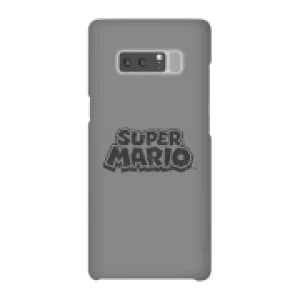 Nintendo Super Mario Distressed Logo Phone Case - Samsung Note 8 - Snap Case - Gloss