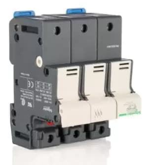 Schneider Electric 50A Rail Mount Fuse Holder for 14 x 51mm Fuse, 3P, 690V