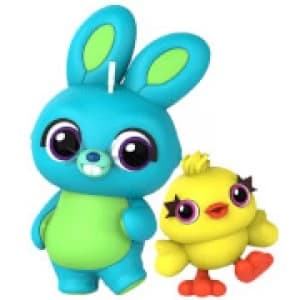 Hot Toys Toy Story 4 Cosbaby Ducky and Bunny - Size S (Set of 2)