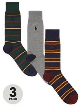 Polo Ralph Lauren Stripe Socks (3 Pack) - Multi