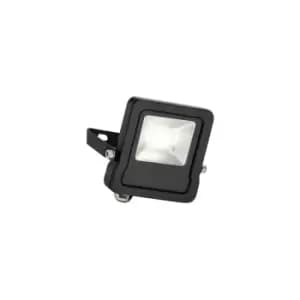 Netlighting Surge Integrated LED Outdoor Wall Flood Light Matt Black, Glass IP65