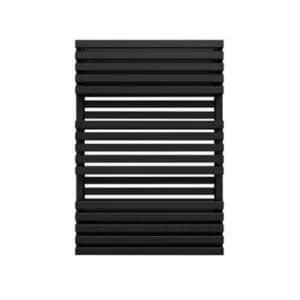 Terma Quadrus 708W Electric Metallic Black Towel Warmer (H)870mm (W)600mm