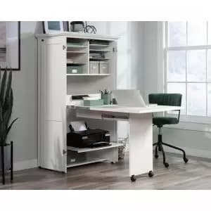 Teknik Office Hideaway Cotswold Office Craft Station in Soft White