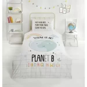 Home Planet b Duvet Cover Set Multi Double Bed - Multi - Rapport