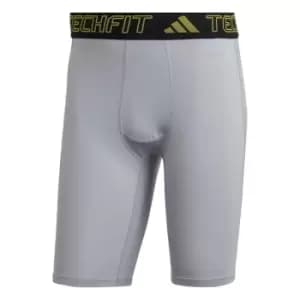 adidas Techfit Training Short Tights Mens - Grey