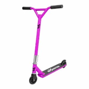 Charles Bentley Pink Monster Lightweight Pro Stunt Scooter Handle bar: Steel alloy Y bar, Handle grip: Rubber