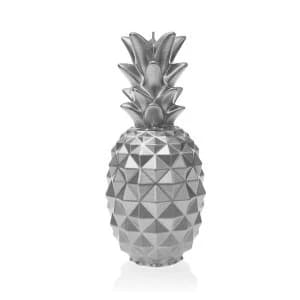 Silver Large Pineapple Candle