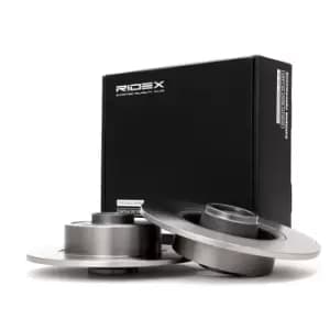 RIDEX Brake disc 82B0236 Brake rotor,Brake discs RENAULT,NISSAN,Clio III Schragheck (BR0/1, CR0/1),TWINGO II (CN0_),MEGANE II Coupe-Cabriolet (EM0/1_)