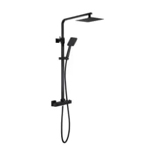 Square Thermostatic Overhead Mixer Valve Shower Column
