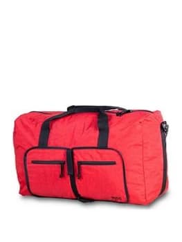 Rock Luggage Members HA-0021-RE Small Foldaway Red Suitcase