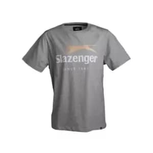 Slazenger 1881 Mark Logo T Shirt - Grey