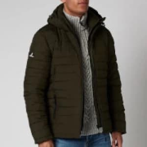 Superdry Mens Hooded Fuji Jacket - Army Khaki - S