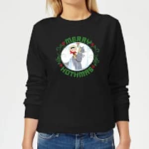 Star Wars Merry Hothmas Womens Christmas Sweatshirt - Black