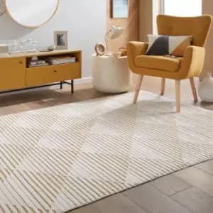Jazz Geometric Indoor Outdoor Rug Jazz Amber