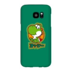 Nintendo Super Mario Yoshi Kanji Phone Case - Samsung S7 Edge - Snap Case - Gloss