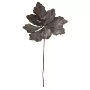 Festive 40cmVltMagnStem24 - Grey