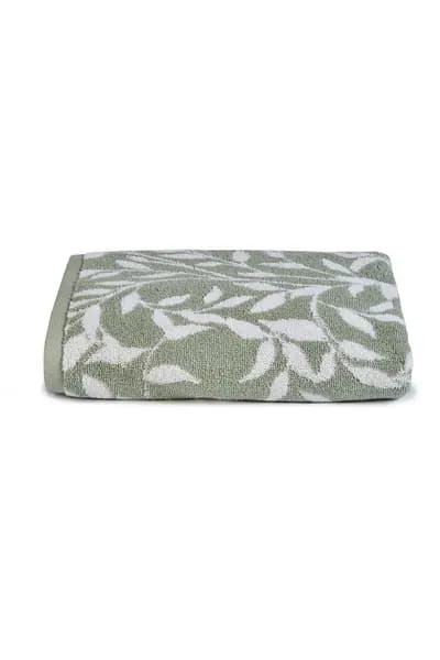 Dreams & Drapes 'Sandringham' 100% Cotton Jacquard Towel Light Green