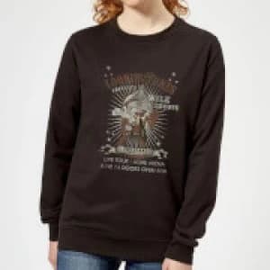 Looney Tunes Wile E Coyote Guitar Arena Tour Womens Sweatshirt - Black