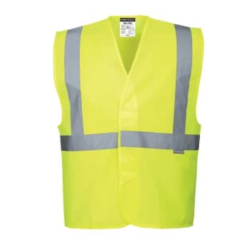 Portwest One Band and Brace Class 2 Hi Vis Vest Yellow L / XL
