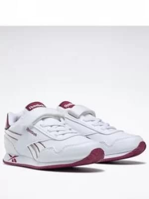 Reebok Royal Classic Jogger 3 Shoes, White/Purple, Size 11.5