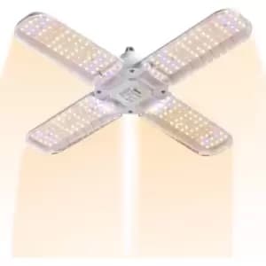 Outsunny - 20W LED Grow Light, Foldable Plant Growing Lamps for Indoor Plants - White