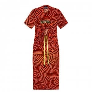 Nicce Sierra Dress Womens - Shocking Orange