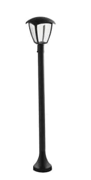 LADY Outdoor 100cm LED Bollard Black, IP44 800lm 4000K 100x17cm