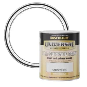 Rust-Oleum Universal Paint Satin White 750ml