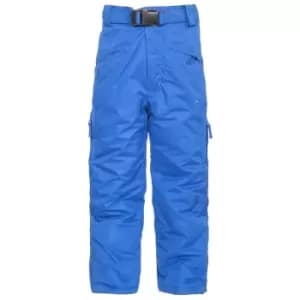 Trespass Kids Unisex Marvelous Ski Pants With Detachable Braces (11/12 Years) (Blue)