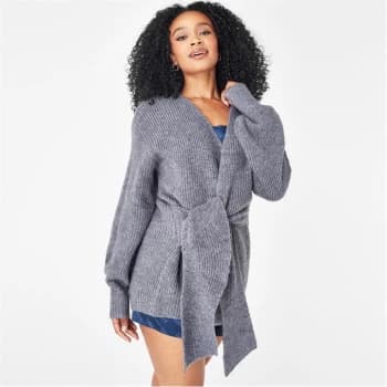 Biba Cosy Wrap Jumper - Grey