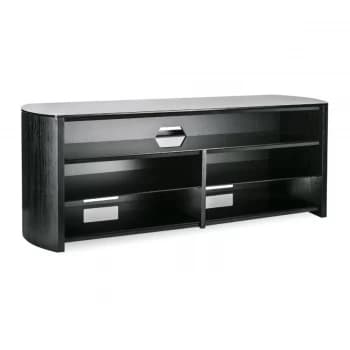 Alphason FW1350SB BLACK Audio Visual Stand for TVs Up to 60" Black Finish