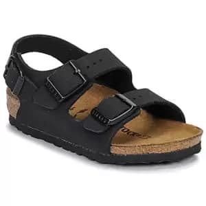 Birkenstock MILANO boys's Childrens Sandals in Black - Sizes 7 toddler,8 toddler,8.5 toddler,10 kid,11 kid,11.5 kid,13 kid,13.5 kid,1 kid,2 kid