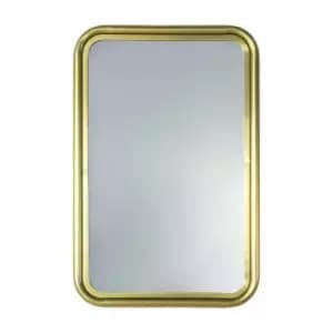 Crossland Grove Amsterdam Brass Wall Mirror - 610 X 40 X 920Mm