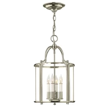 Gentry 4 Candle Medium Pendant Light - Polished Nickel