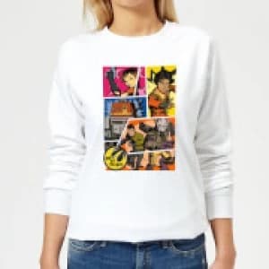 Star Wars Rebels Comic Strip Womens Sweatshirt - White - 3XL