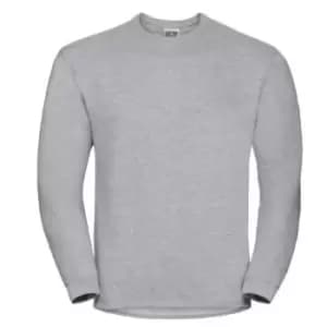 Russell Workwear Mens Crew Neck Set In Sweatshirt Top (2XL) (Light Oxford)