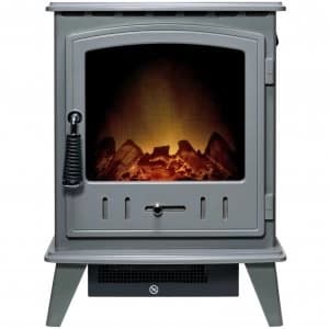 Adam Aviemore Electric Stove - Grey