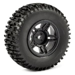 Fastrax 1:10 Sc Jigsaw Mounted 5-Spoke Black (Slash Rr/Blitz)