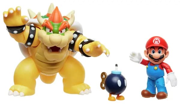 Nintendo Mario vs. Bowser's Lava Battle Set