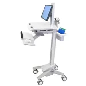 Ergotron StyleView EMR Cart with LCD Pivot White Flat panel Multimedia cart