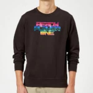 Ready Player One Rainbow Logo Sweatshirt - Black