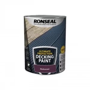 Ronseal Ultimate Protection Decking Paint Blackcurrant 5L