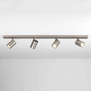 4 Light Spotlight Bar Matt Nickel, GU10