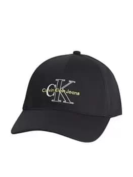 Calvin Klein Jeans Two Tone Logo Baseball Cap - Black
