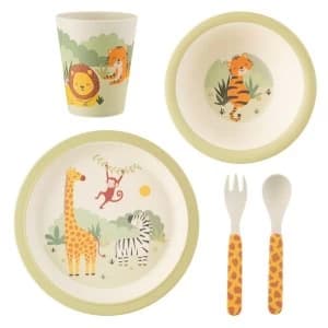 Sass & Belle Savannah Safari Bamboo Tableware Set